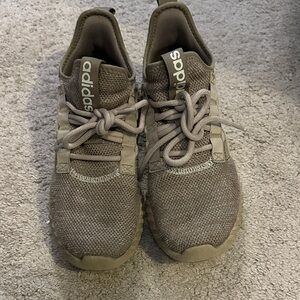 Adidas Taupe Knit Sneakers